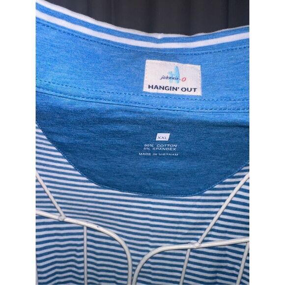 NEW WITH TAGS JOHNNIE-O Best Seller Original 4-Button Polo - Matthis Stripe e Ex - Picture 9 of 11